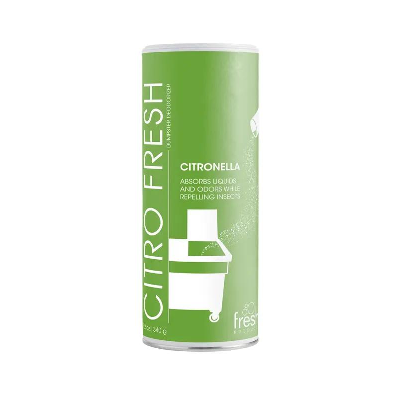 Citro-Fresh Dumpster Deodorizer & Absorbent Odor Neutralizer Citronella 12/Case