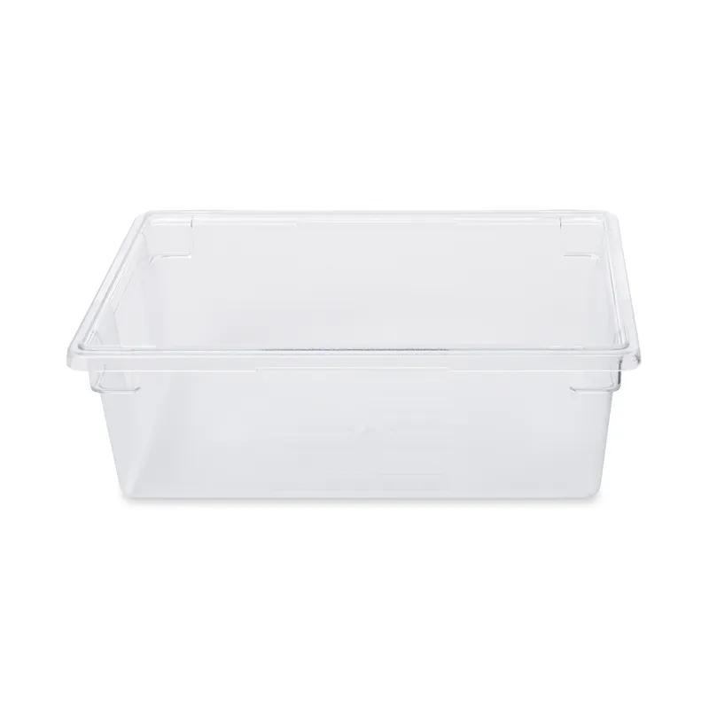 Food Tote Box 26X18X9 IN 12.5 GAL Clear PC Food Safe 1/Each