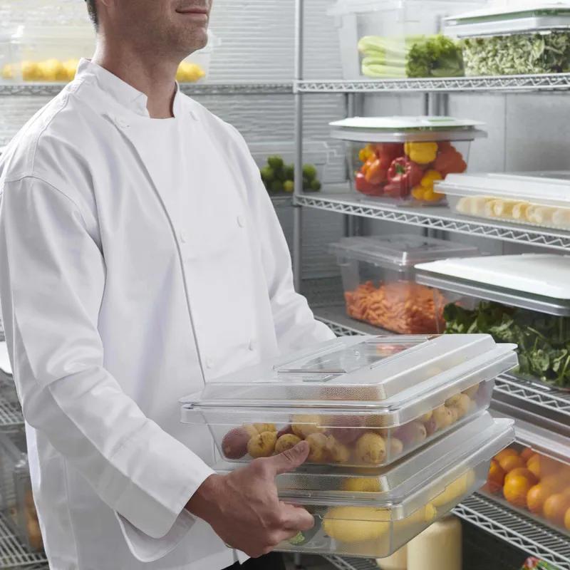 Lid Food Tote Box 26X18X10.19 IN Clear PC Food Safe 1/Each