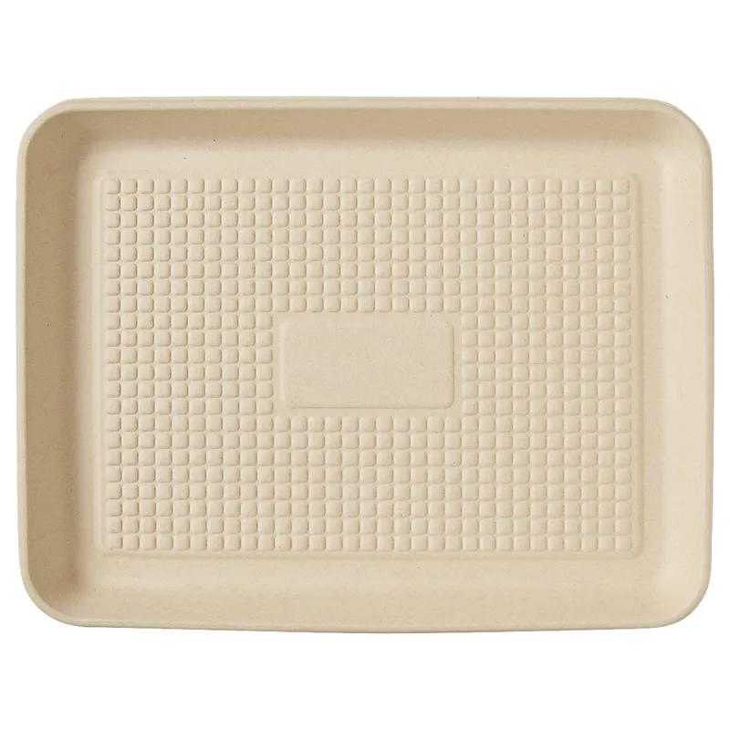 Victoria Bay Food Tray 9X12 IN Molded Fiber Natural 125 Count/Pack 2 Packs/Case 250 Count/Case