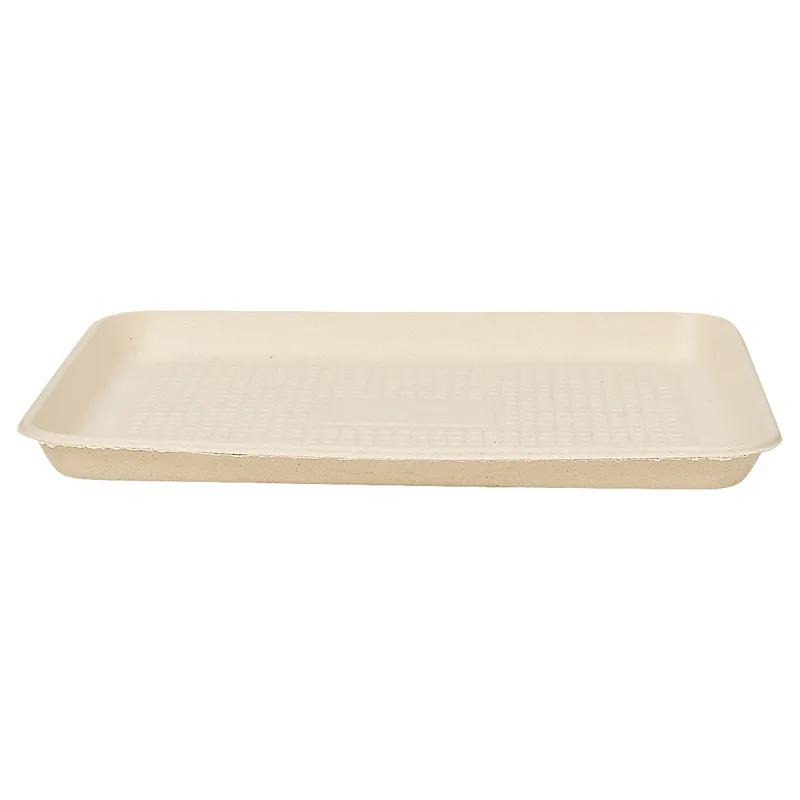 Victoria Bay Food Tray 9X12 IN Molded Fiber Natural 125 Count/Pack 2 Packs/Case 250 Count/Case