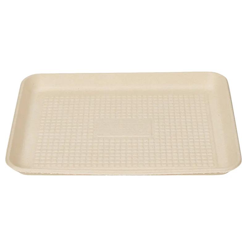 Victoria Bay Food Tray 9X12 IN Molded Fiber Natural 125 Count/Pack 2 Packs/Case 250 Count/Case