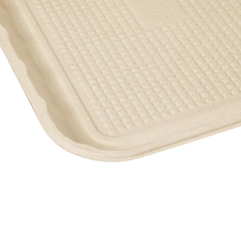 Victoria Bay Food Tray 12X16 IN Molded Fiber Natural 100 Count/Pack 2 Packs/Case 200 Count/Case