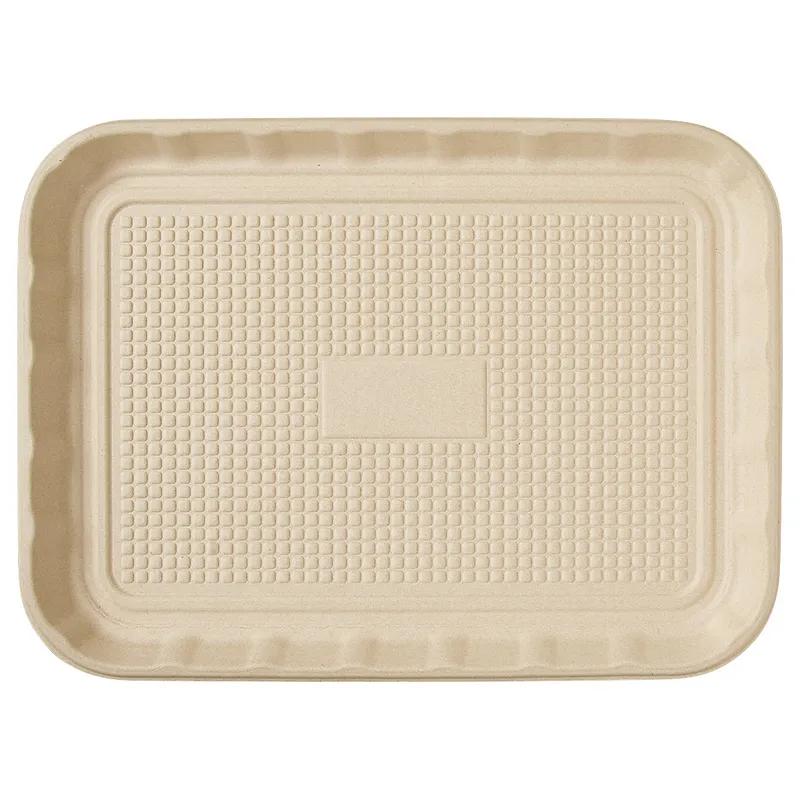 Victoria Bay Food Tray 12X16 IN Molded Fiber Natural 100 Count/Pack 2 Packs/Case 200 Count/Case