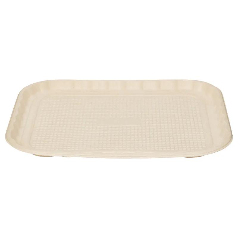 Victoria Bay Food Tray 14X18 IN Molded Fiber Natural 50 Count/Pack 2 Packs/Case 100 Count/Case