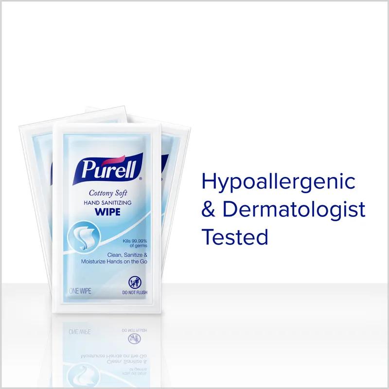 Purell® Cottony Soft Hand Sanitizer Wipe Individually Wrapped Textured 1000/Case