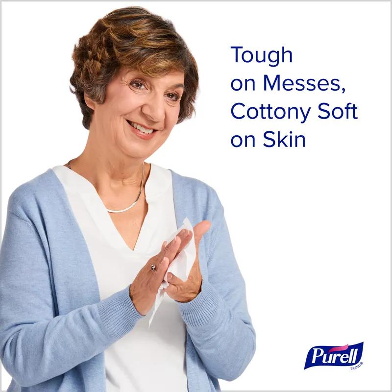 Purell® Cottony Soft Hand Sanitizer Wipe Individually Wrapped Textured 1000/Case