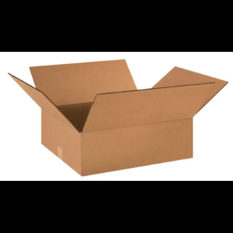 Regular Slotted Container (RSC) 18X14X8 IN Kraft 275# Double Wall Plain 1/Each