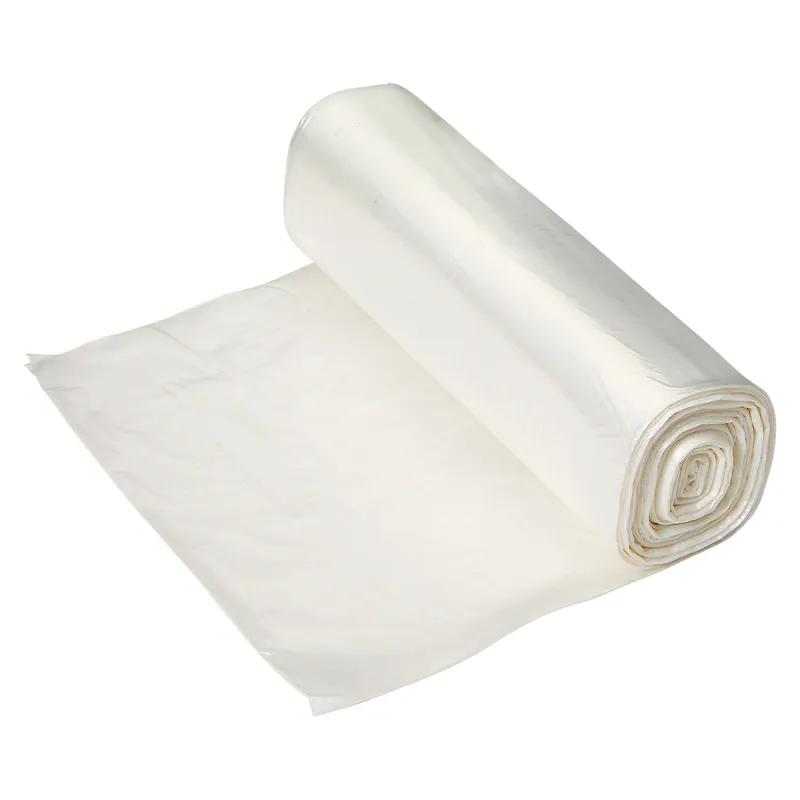 Can Liner 60X38 IN 60 GAL Natural 16MIC 25 Count/Roll 4 Rolls/Case 200 Count/Case