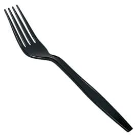 Victoria Bay Fork PS Black Extra Heavy Unwrapped 100 Count/Pack 10 Packs/Case 1000 Count/Case