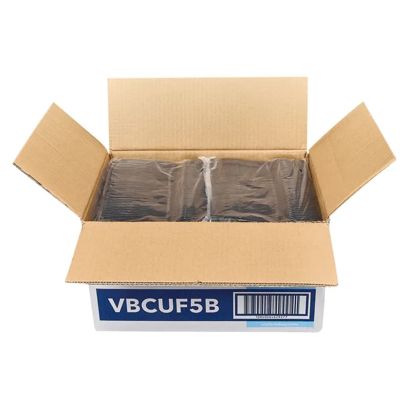 Victoria Bay Fork PS Black Extra Heavy Unwrapped 100 Count/Pack 10 Packs/Case 1000 Count/Case