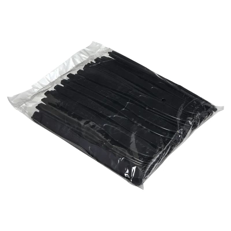Victoria Bay Knife PS Black Extra Heavy Unwrapped 100 Count/Pack 10 Packs/Case 1000 Count/Case
