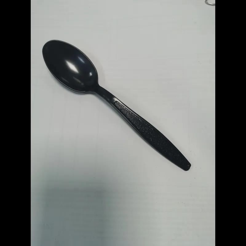 Victoria Bay Teaspoon PS Black Extra Heavy Unwrapped 100 Count/Pack 10 Packs/Case 1000 Count/Case