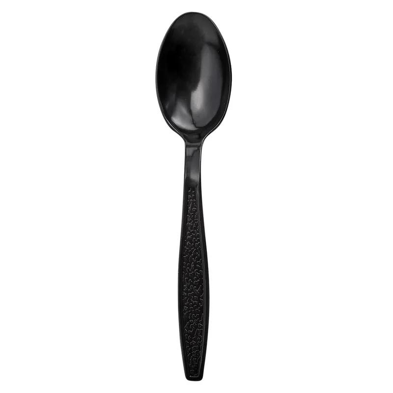 Victoria Bay Teaspoon PS Black Extra Heavy Unwrapped 100 Count/Pack 10 Packs/Case 1000 Count/Case