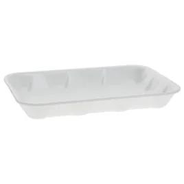 4D Tray 9.5X7X1.25 IN Polystyrene Foam White Heavy 400/Case