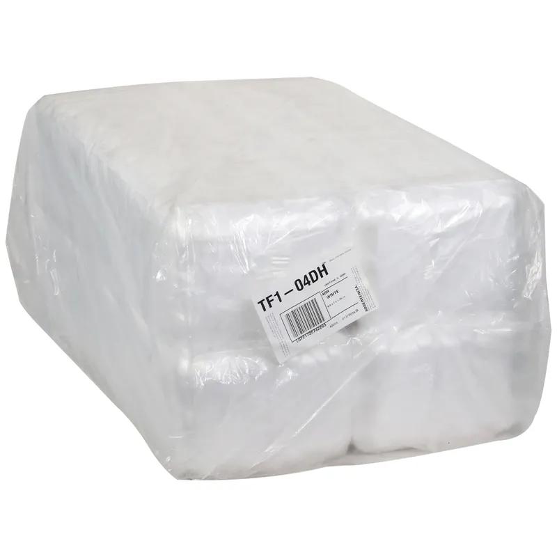 4D Tray 9.5X7X1.25 IN Polystyrene Foam White Heavy 400/Case