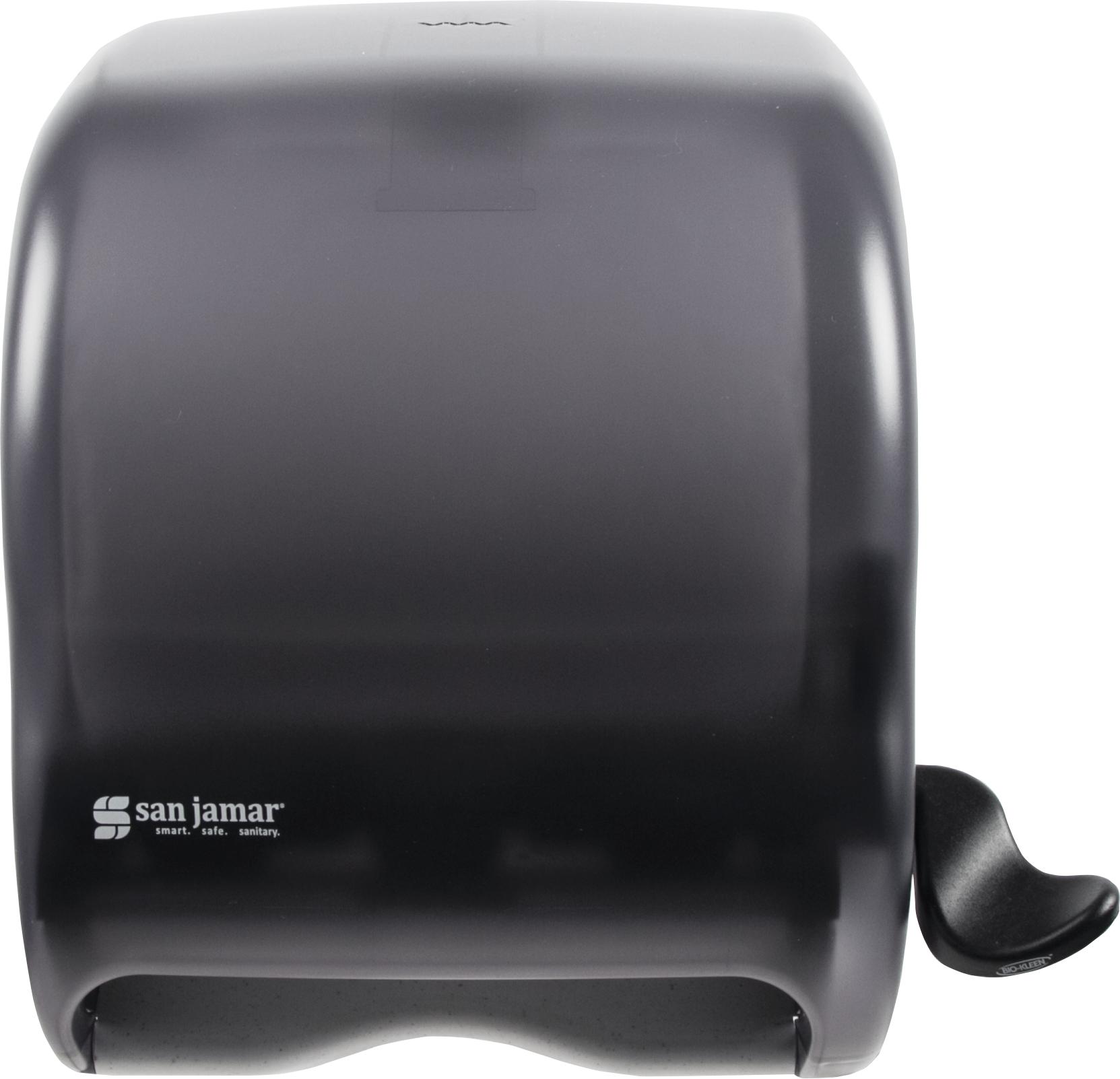 San Jamar Classic Element Paper Towel Dispenser Lever Black 1/Each
