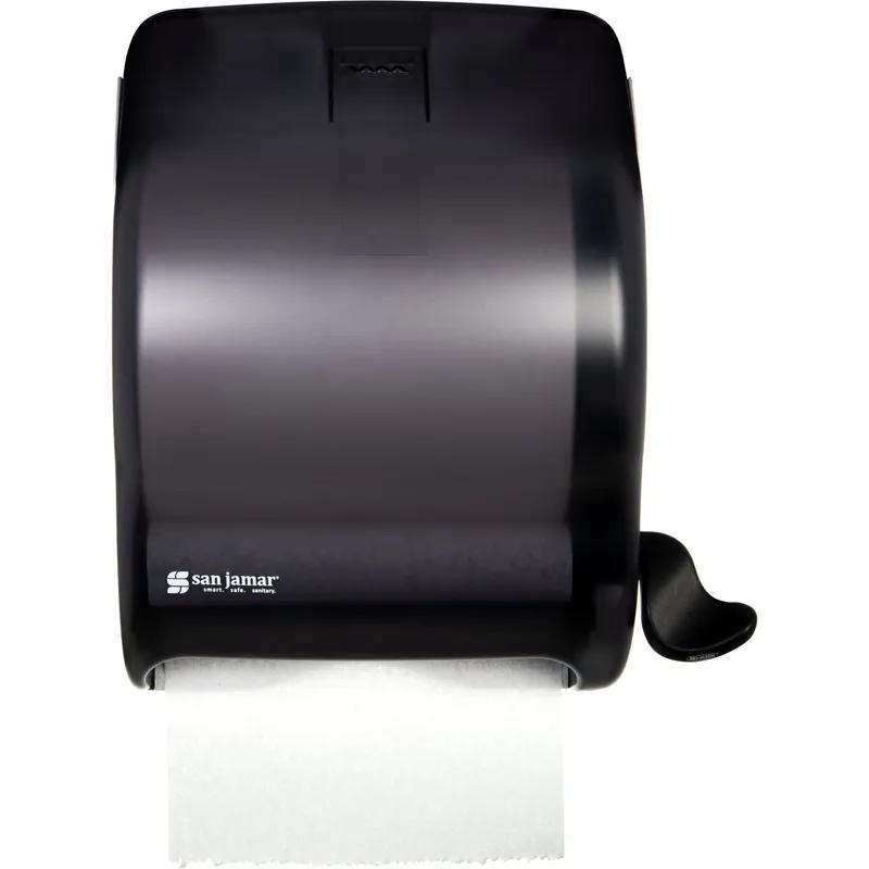 San Jamar Classic Element Paper Towel Dispenser Lever Black 1/Each