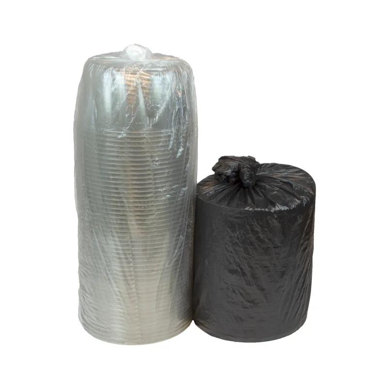 RoseDome Cake Container & Lid Combo With Dome Lid 10X5.25 IN PET Clear Black Round Deep Swirl 100/Case