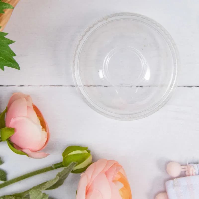 Dart® Lid Dome 3.07X1.409 IN PET Clear For 7 OZ Cold Cup With Hole Freezer Safe 125 Count/Pack 20 Packs/Case