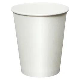 Victoria Bay Hot Cup 8 OZ Paper White 80MM 50 Count/Pack 20 Packs/Case 1000 Count/Case