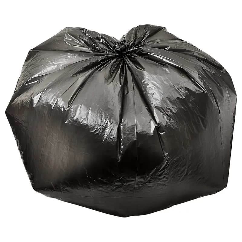 Victoria Bay Can Liner 20-30 GAL Black 1.3MIL Roll 25 Count/Roll 6 Rolls/Case 150 Count/Case