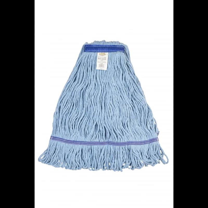 Mop Head Large (LG) Blue Cotton Blend (80% Cotton, 20% Polyester) 1IN Narrow Headband Looped 1/Each