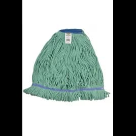 Mop Head Large (LG) Green Cotton Blend (80% Cotton, 20% Polyester) 1IN Narrow Headband 1/Each