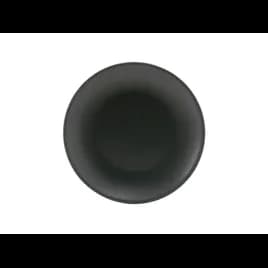 Plate 7.125 IN China Matte Black Round Coupe Fully Vitrified Dual Ovenable Dishwasher Safe 36/Case