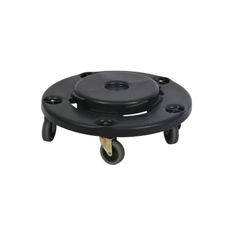 Dolly Black 5 Wheels For Trash Can 6/Pack