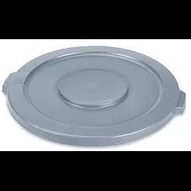 Lid 32 GAL Gray Round 6/Pack