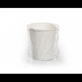 Hot Cup Wrapped 10 OZ Single Wall Poly-Coated Paper Plastic White 1000/Case