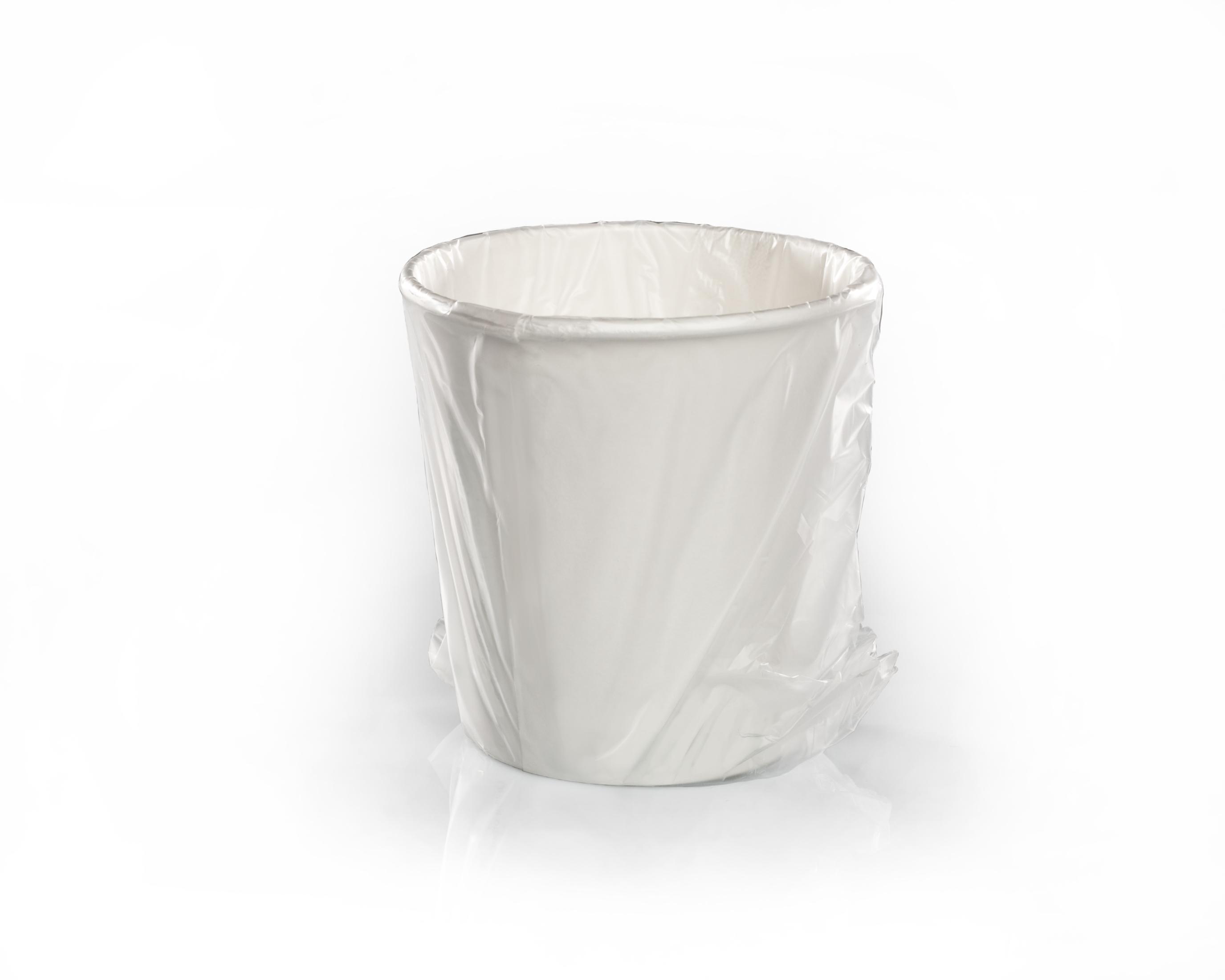 Hot Cup Wrapped 10 OZ Single Wall Poly-Coated Paper Plastic White 1000/Case