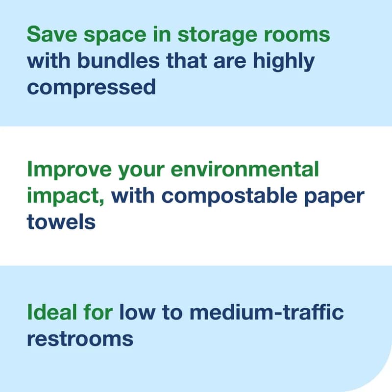 Tork H2 Folded Paper Towel 9.45X8.3 IN 3.15X8.3 IN White Multifold Embossed Premium Refill Compressed 200 Count/Pack