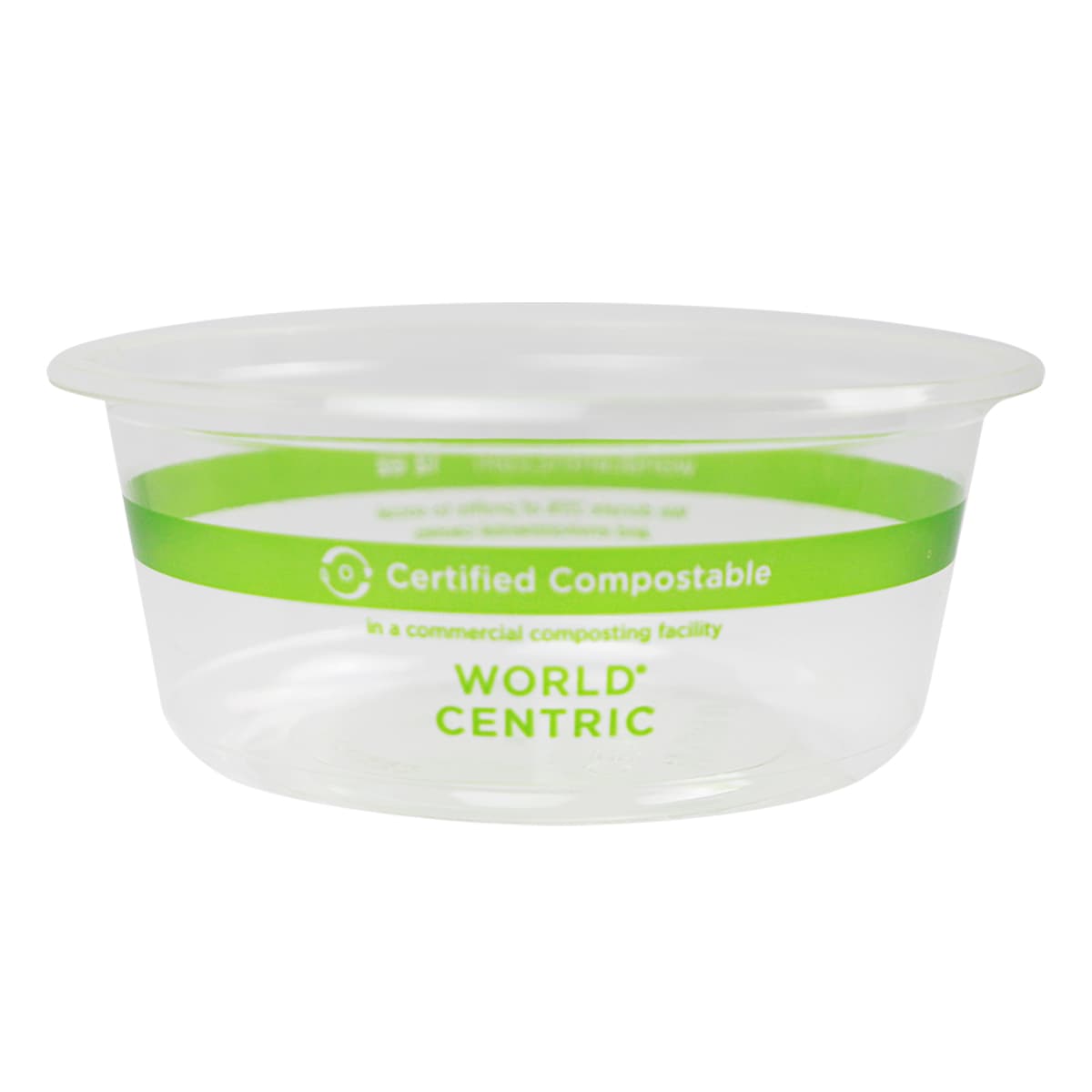 Deli Container Base 12 OZ Plastic Clear Round 1000/Case