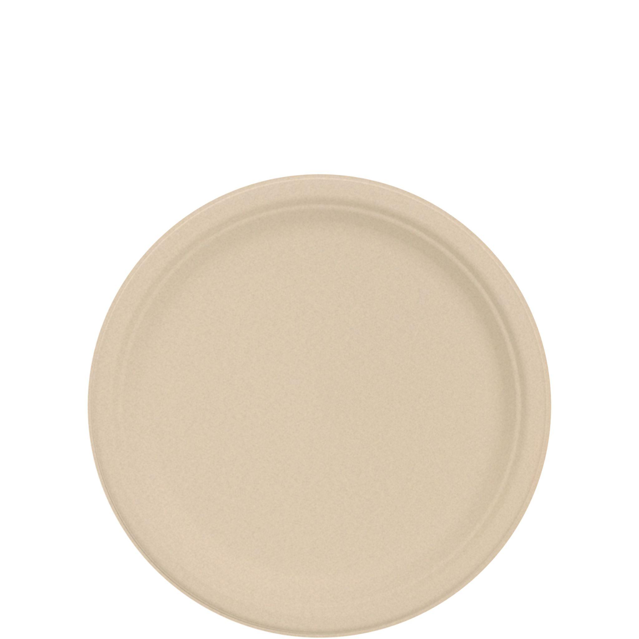 Dart® Plate 9X0.78 IN Fiber Blend Natural 125 Count/Bag 4 Bags/Case 500 Count/Case