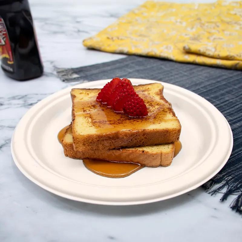 Dart® Plate 9X0.78 IN Fiber Blend Natural 125 Count/Bag 4 Bags/Case 500 Count/Case