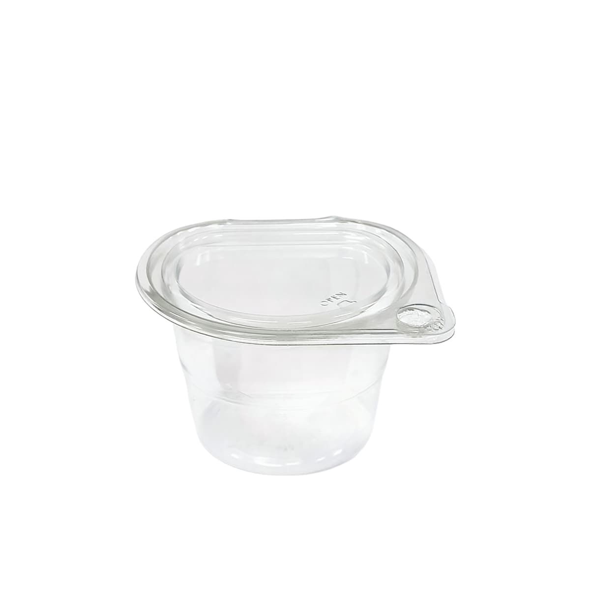 Parfait Dessert Container Base & Lid Combo 9 OZ PET Flat Panel Tamper-Evident 500/Case