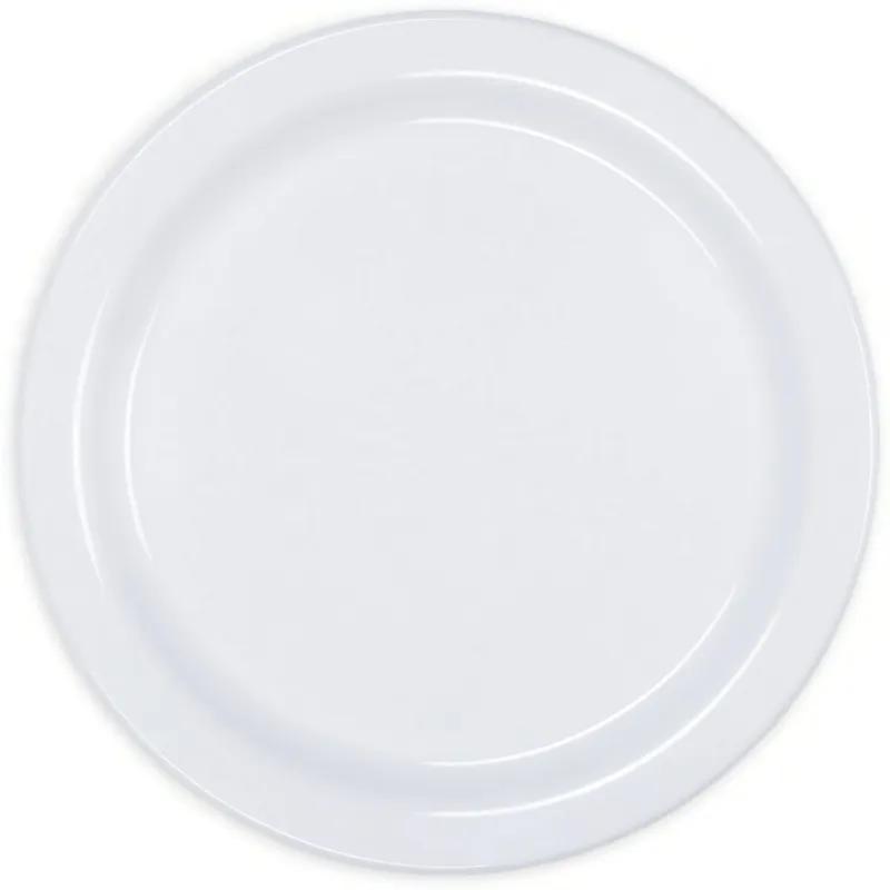 Carlisle Foodservice Products® Dallas Ware® Dinner Plate 9X0.80 IN Melamine White 48/Case