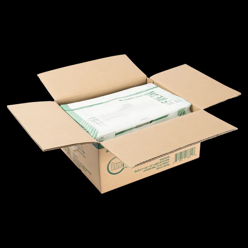 TO GO FRESH™ Rotisserie Chicken Bag Large (LG) With Handle Vented 250/Case