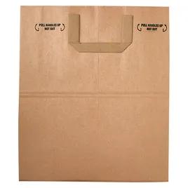 Duro® Bag 12X7X14 IN 1/7 Paper Kraft Gusset With Handle 300/Bundle