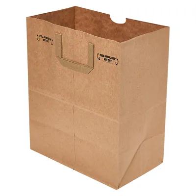 Duro® Bag 12X7X14 IN 1/7 Paper Kraft Gusset With Handle 300/Bundle