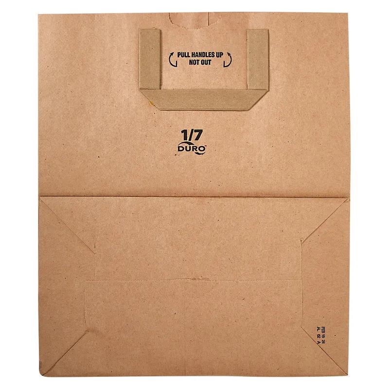 Duro® Bag 12X7X14 IN 1/7 Paper Kraft Gusset With Handle 300/Bundle