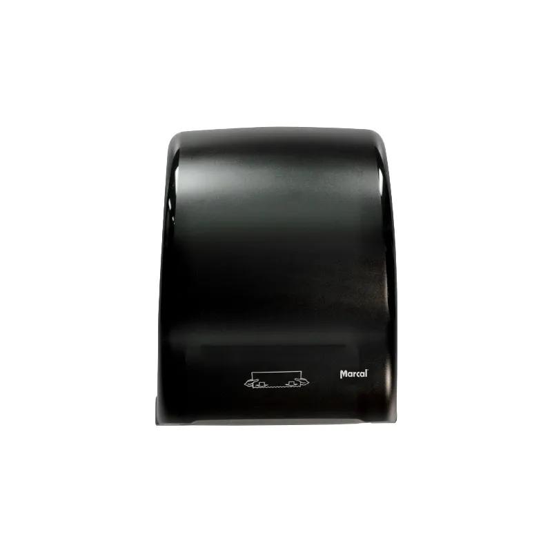 Paper Towel Dispenser Plastic Black Pull Down Mechanical Impact-Resistant 1/Each