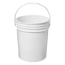 Pail 5 GAL White With Handle Empty With Metal Handle 288 Count/Skid