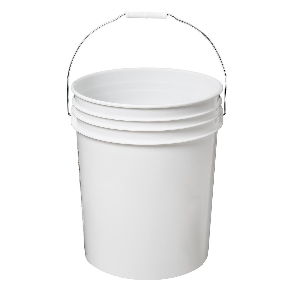 Pail 5 GAL White With Handle Empty With Metal Handle 288 Count/Skid