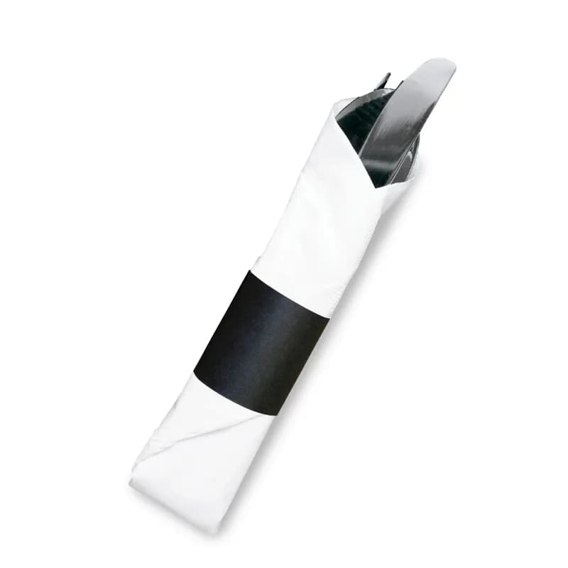 Napkin Bands Black 2500 Count/Pack 8 Packs/Case 20000 Count/Case