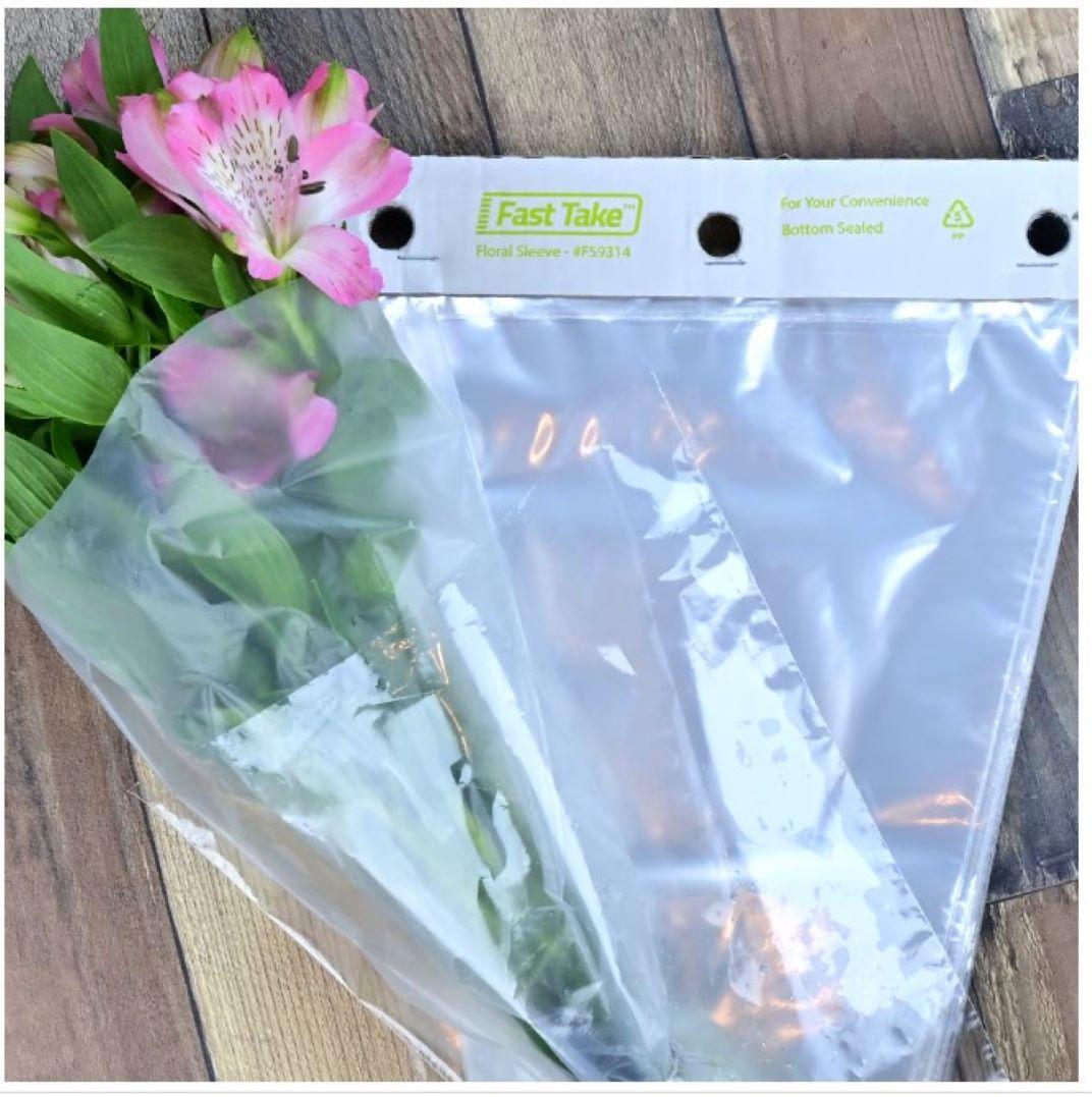 Flower Sleeve 13X24.5+2 IN 1.25MIL Wicketed 1000/Case