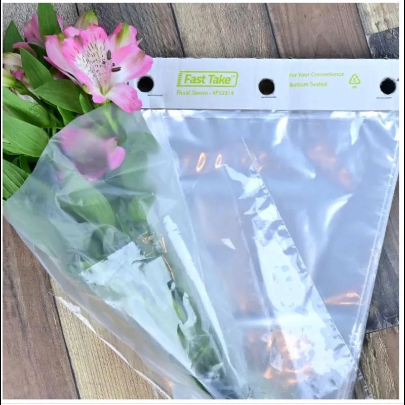Flower Sleeve 9.25X13.5+1.5 IN 1.2MIL Wicketed 1000/Case