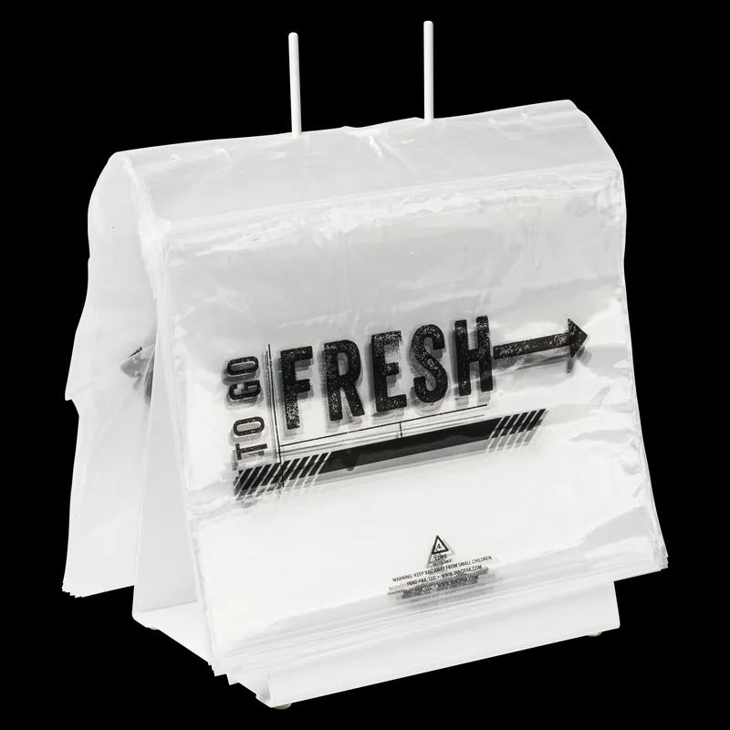 TO GO FRESH™ Deli Bag 10X8 IN Low-Density Polyethylene (LDPE) Clear With Zip Seal Closure 1000/Case
